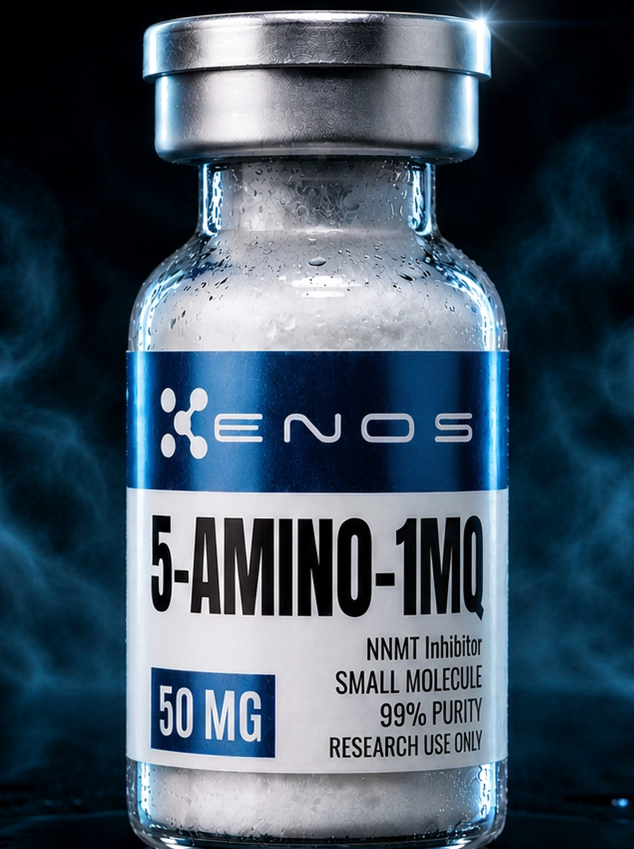 5-Amino-1MQ 50MG research vial, ENOS Labs USA
