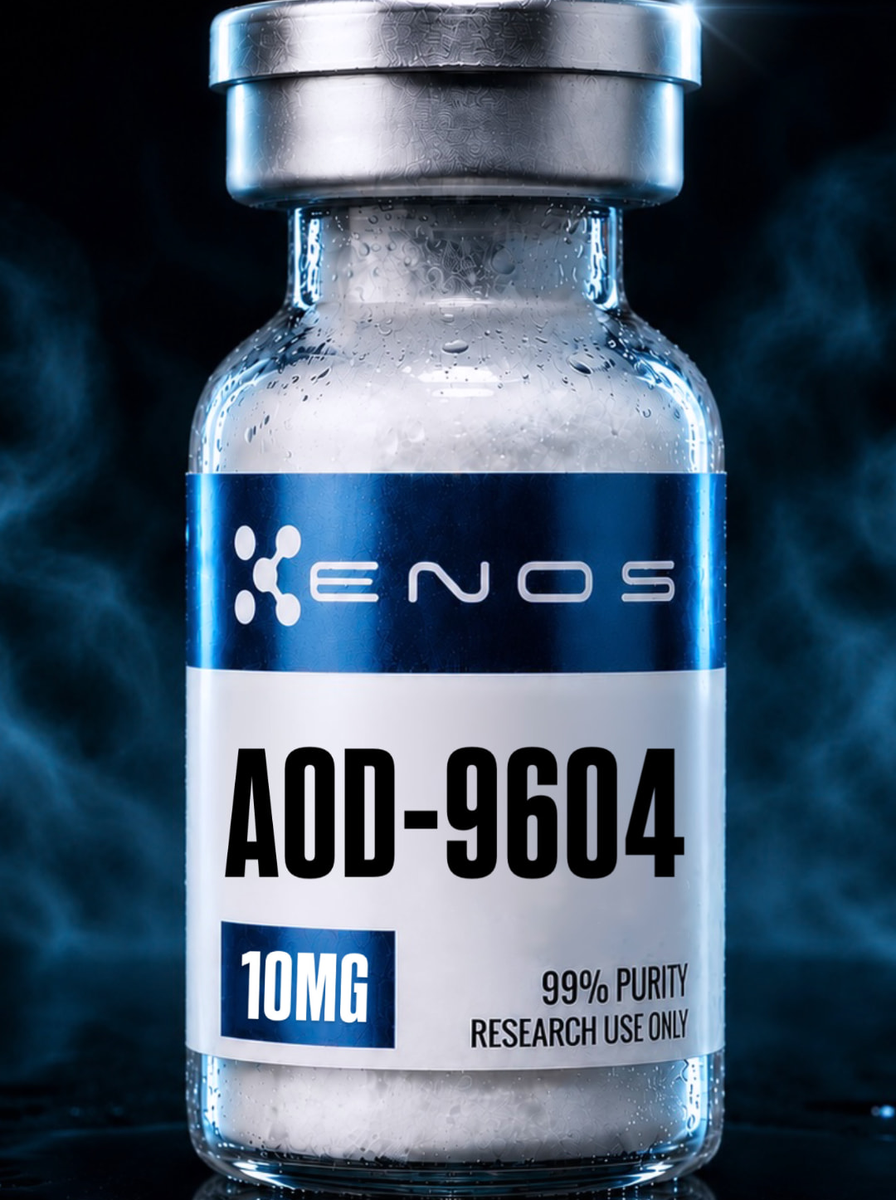 AOD-9604 10MG research vial, ENOS Labs USA