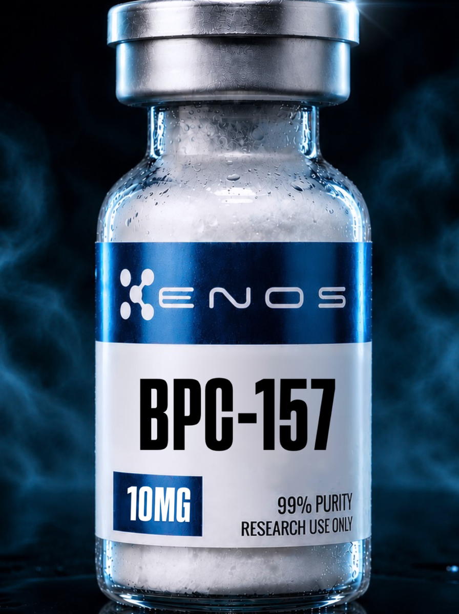 BPC-157 10MG research vial, ENOS Labs USA