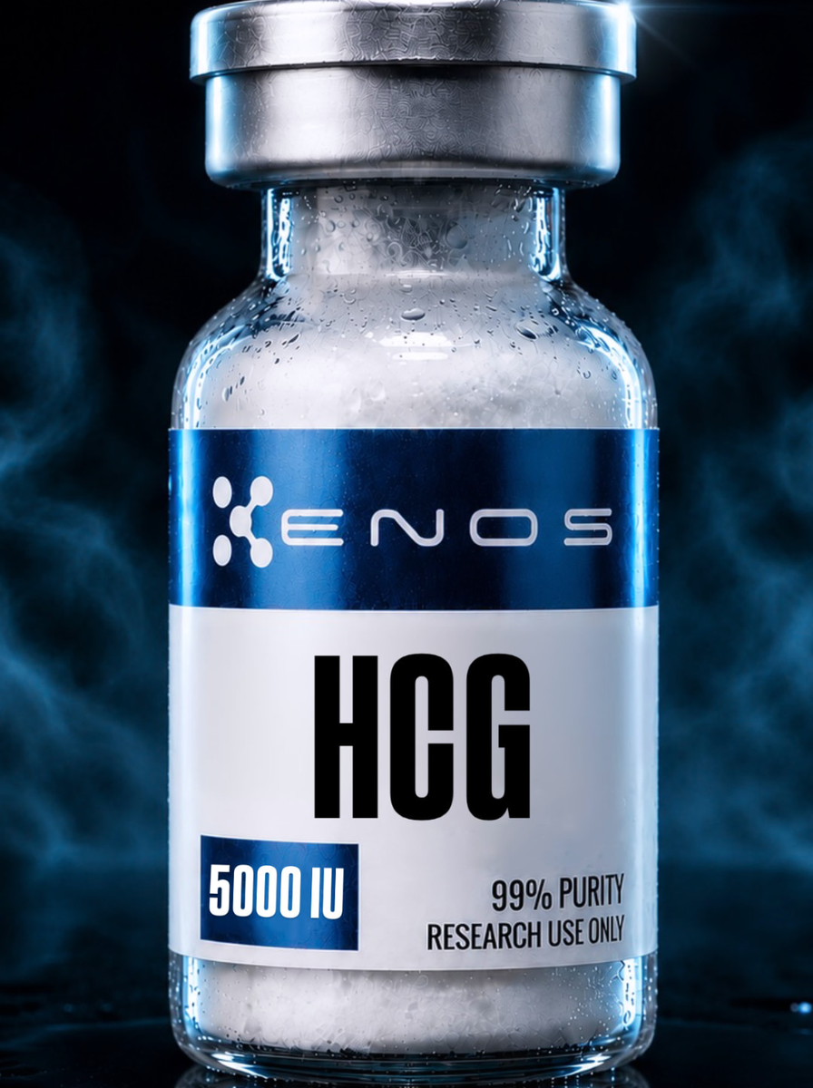 HCG 5000IU (Human Chorionic Gonadotropin) research vial, ENOS Labs USA