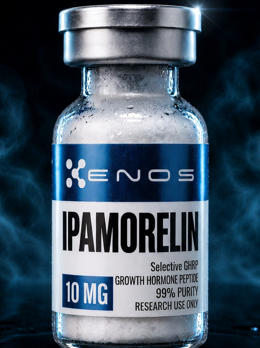 Ipamorelin 10MG research vial, ENOS Labs USA