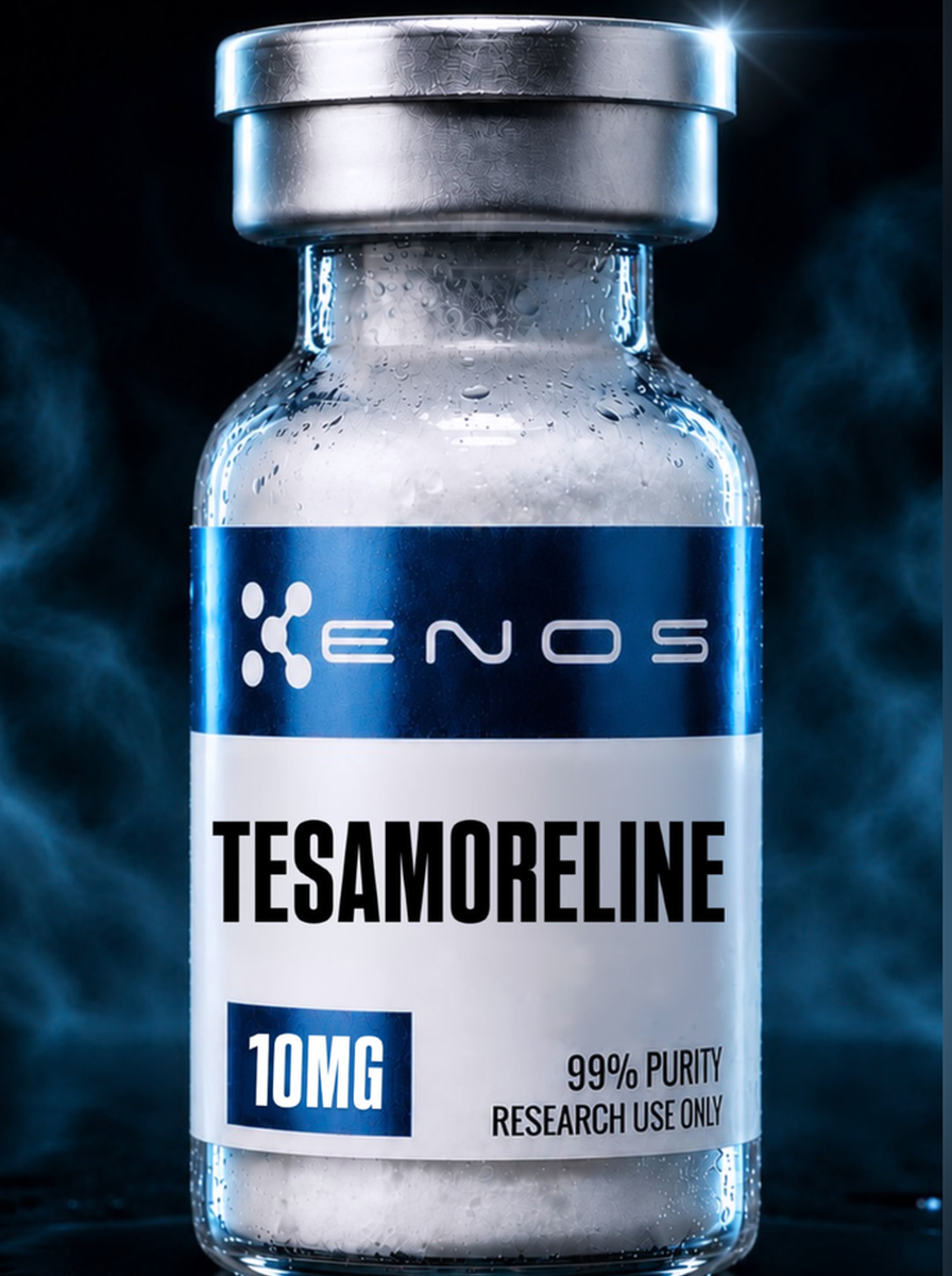Tesamorelin 10MG research vial, ENOS Labs USA